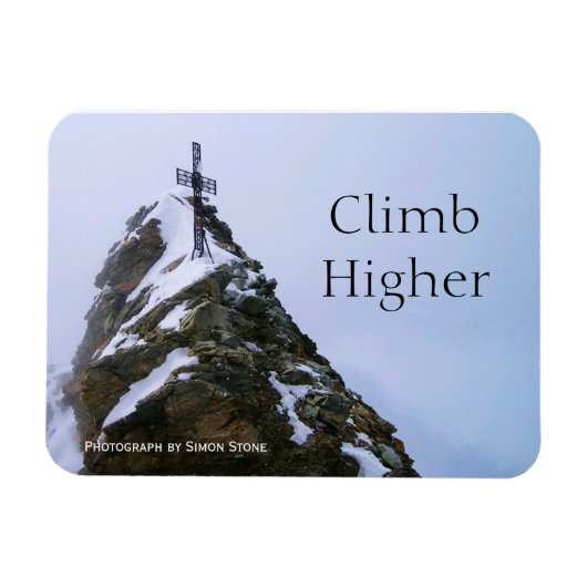 Matterhorn Summit Kruis Magneet (Horizontaal)