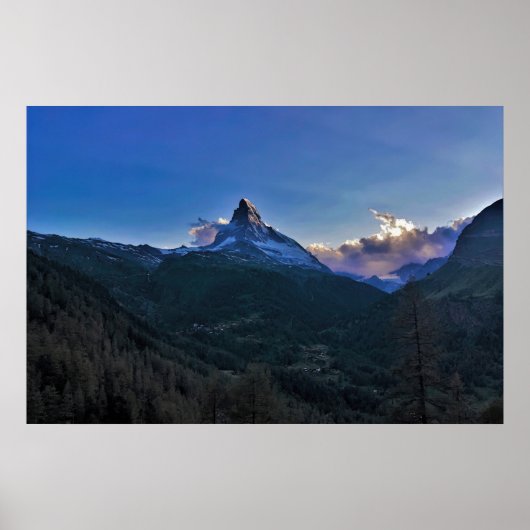 Matterhorn Sunset Poster (Voorkant)