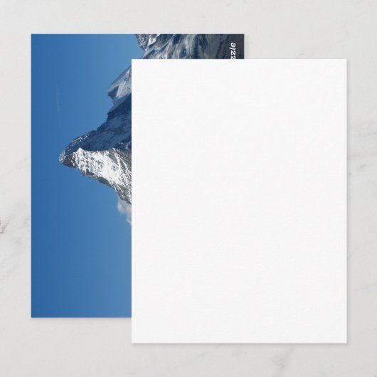 Matterhorn Swiss Alps Briefkaart (Voorkant / Achterkant)