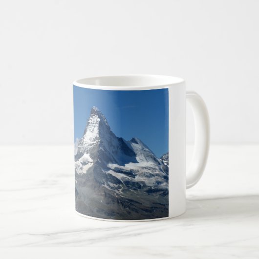 Matterhorn Swiss Alps Classic White Mok (Voorkant rechts)
