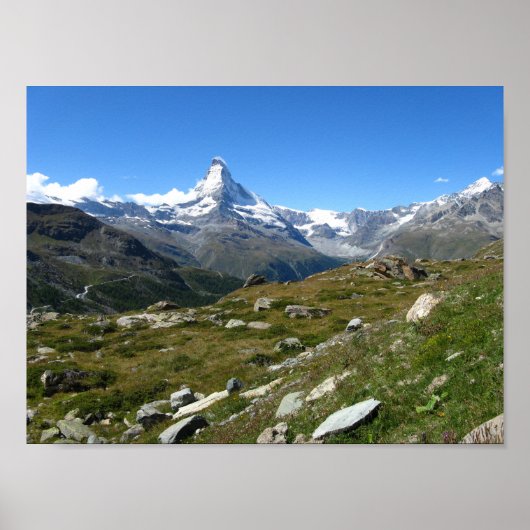 Matterhorn Swiss Alps Value Poster Paper (Matte) (Voorkant)