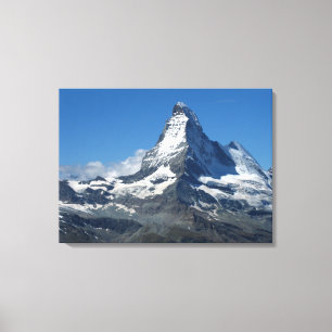Matterhorn Swiss Alps Wrapped Canvas Afdruk