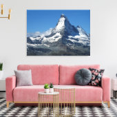 Matterhorn Swiss Alps Wrapped Canvas Afdruk (Insitu (Woonkamer))