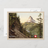 Matterhorn Swiss Alps Zermatt Zwitserland Briefkaart (Voorkant / Achterkant)