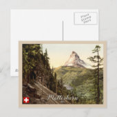 Matterhorn Swiss Alps Zwitserland Briefkaart (Voorkant / Achterkant)