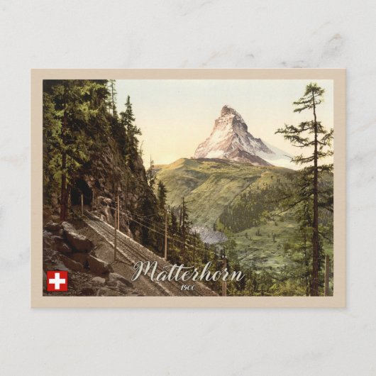 Matterhorn Swiss Alps Zwitserland Briefkaart (Voorkant)