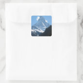 Matterhorn van Zermatt Vierkante Sticker (Tas)