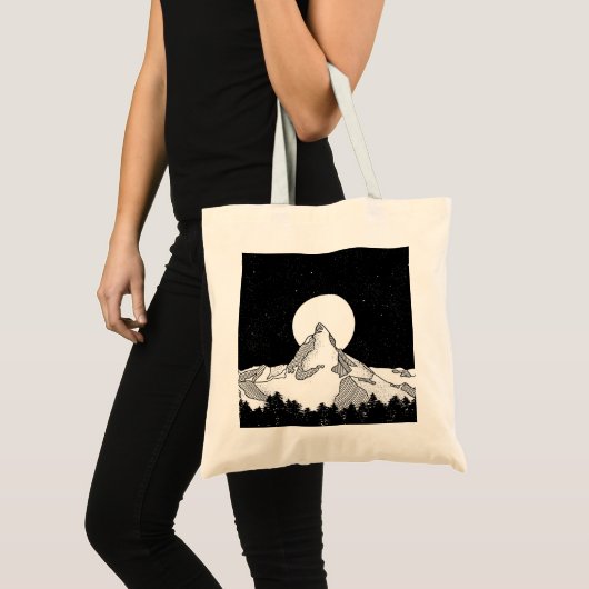 MATTERHORN volle maan Tote Bag (Voorkant (product))