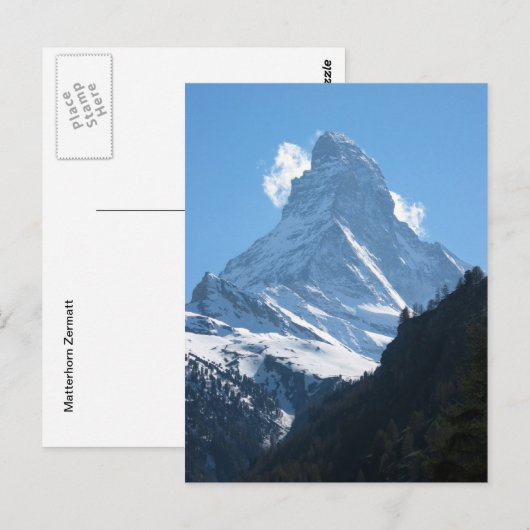 Matterhorn, Zermatt 1 Briefkaart (Voorkant / Achterkant)