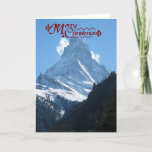 Matterhorn, Zermatt Feestdagen Kaart<br><div class="desc">Wat conjurs omhoog gedachten van de pret van Kerstmis en van de winter dan beter afbeeldingen van Zwitserland. Deze kaart zal u, in uw verbeelding aan de grootsheid van de Zwitserse bergen nemen. Het zal voor u The Times oproepen u in de bergen hebt besteed, hebbend pret en genietend van...</div>