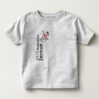 Matterhorn-Zermatt skiing Kinder Shirts