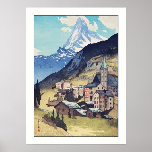 Matterhorn, Zermatt Zwitserland  Art Print (Voorkant)