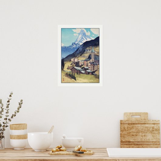 Matterhorn, Zermatt Zwitserland  Art Print (Keuken)