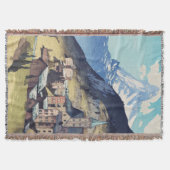 Matterhorn, Zermatt Zwitserland  Art Print Deken (Voorkant)