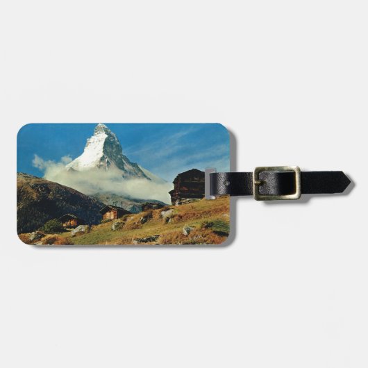 Matterhorn, Zermatt, Zwitserland Bagagelabel (Voorkant horizontaal)