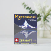 Matterhorn, Zermatt, Zwitserland, Briefkaart (Staand voorkant)