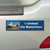 Matterhorn, Zermatt, Zwitserland Bumpersticker (Op auto)