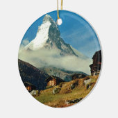 Matterhorn, Zermatt, Zwitserland Keramisch Ornament (Links)