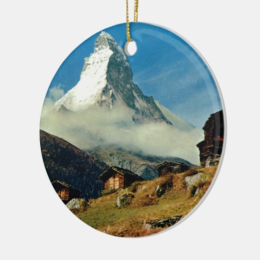 Matterhorn, Zermatt, Zwitserland Keramisch Ornament (Links)