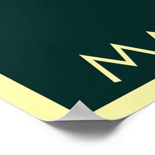 Matterhorn, Zermatt, Zwitserland,Ski Poster (Hoek)