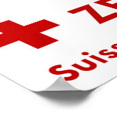 Matterhorn, Zermatt, Zwitserland, Ski Poster (Hoek)