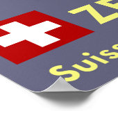 Matterhorn, Zermatt, Zwitserland, Ski Poster (Hoek)