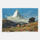 Matterhorn, Zermatt, Zwitserland Theedoek (Horizontaal)