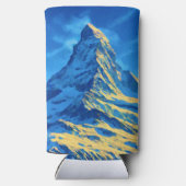 Matterhorn Zwitserland Alpen Seltzer Blikjeskoeler (Achterkant)