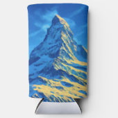 Matterhorn Zwitserland Alpen Seltzer Blikjeskoeler (Voorkant)