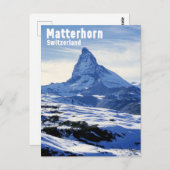  Matterhorn, Zwitserland Briefkaart (Voorkant / Achterkant)
