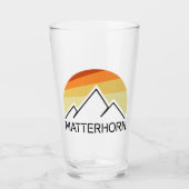 Matterhorn Zwitserland Italië Glas (Voorkant)