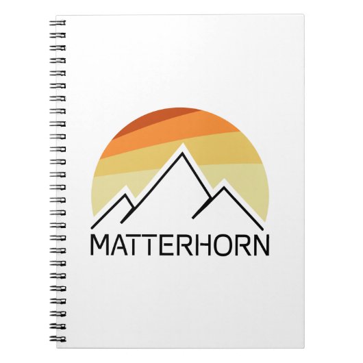 Matterhorn Zwitserland Italië Notitieboek (Voorkant)