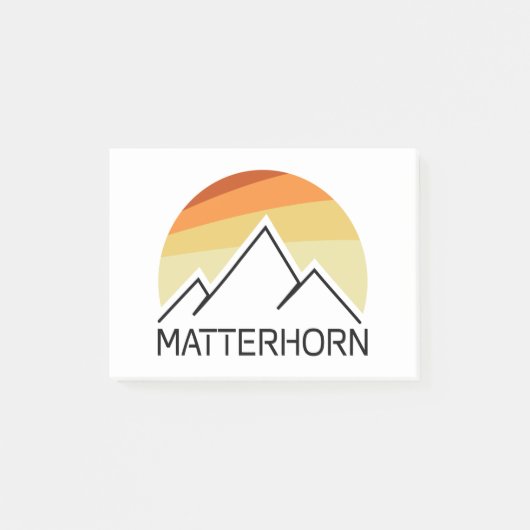 Matterhorn Zwitserland Italië Post-it® Notes (Voorkant)