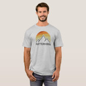 Matterhorn Zwitserland Italië T-shirt (Voorkant volledig)