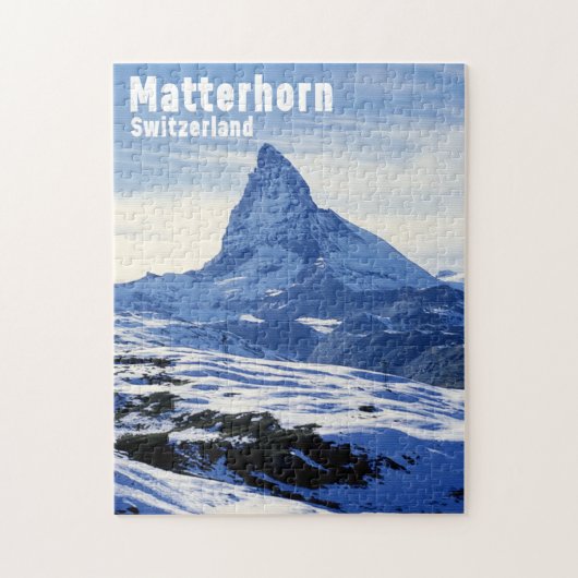  Matterhorn, Zwitserland Legpuzzel (Verticaal)
