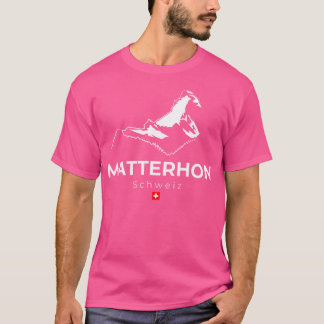 Matterhorn Zwitserland Mountains Rocklimming Hiki T-shirt