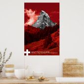 matterhorn zwitserland poster (Keuken)