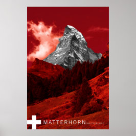 matterhorn zwitserland poster