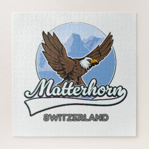 Matterhorn Zwitserland reislogo Legpuzzel
