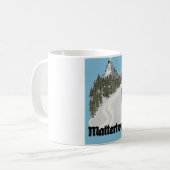 Matterhorn Zwitserland Reisposter Koffiemok (Voorkant links)