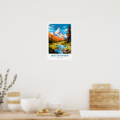 Matterhorn Zwitserland Reisprint Poster (Keuken)