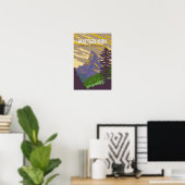 Matterhorn Zwitserland Reizen Kunst Vintage Poster (Thuiskantoor)