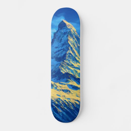 Matterhorn Zwitserland Reizen Persoonlijk Skateboard (Voorkant)