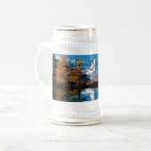 Matterhorn Zwitserland Stein Bierpul (Voorkant links)