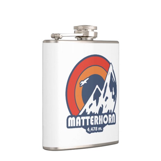 Matterhorn Zwitserland Sun Eagle Heupfles (Rechts)