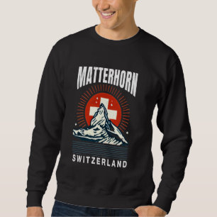 Matterhorn Zwitserland - Zwitserse vlag Draag Alpi Trui