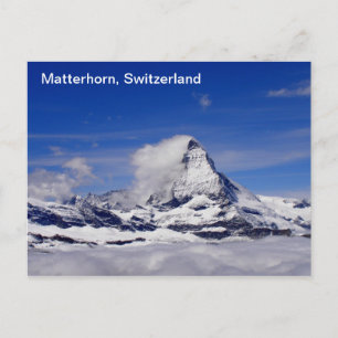 Matterhornberg in Zwitserland Briefkaart
