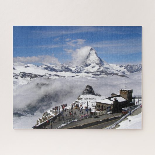 Matterhornberg in Zwitserland Legpuzzel (Horizontaal)