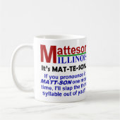 Matteson, Illinois Koffiemok (Links)