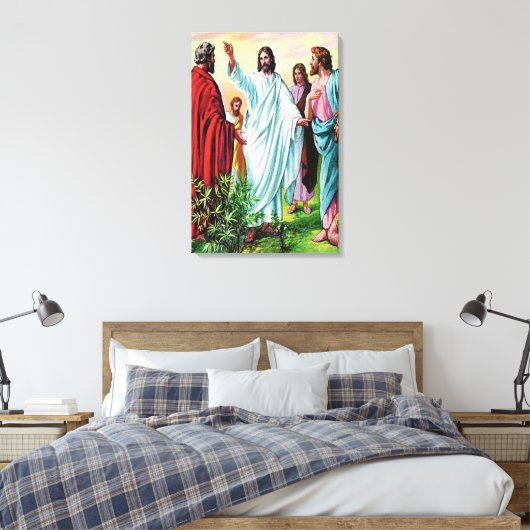Matteüs 10 Jezus stuurt het twaalf canvas uit (Insitu (Slaapkamer))